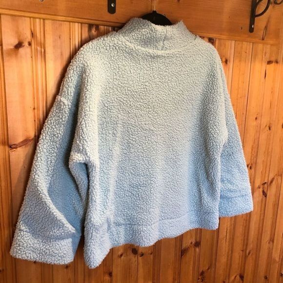Gap Sherpa Mock Neck Pull Over Size Small - Picture 5 of 15